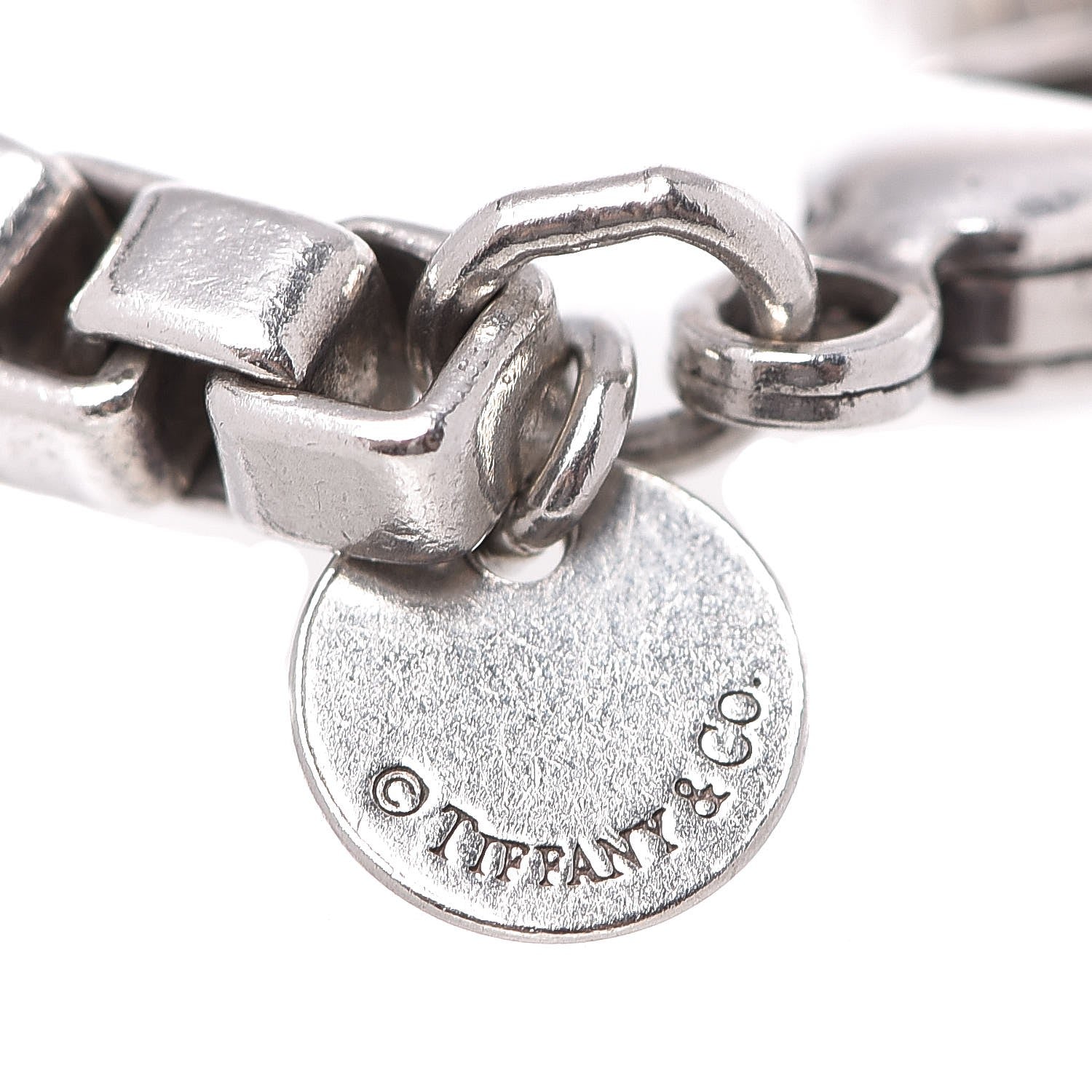 Tiffany Sterling Silver 4mm Venetian Link Bracelet 4 of 5