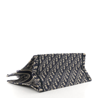 Christian Dior Oblique Medium Book Tote Blue Multicolor 4 of 11