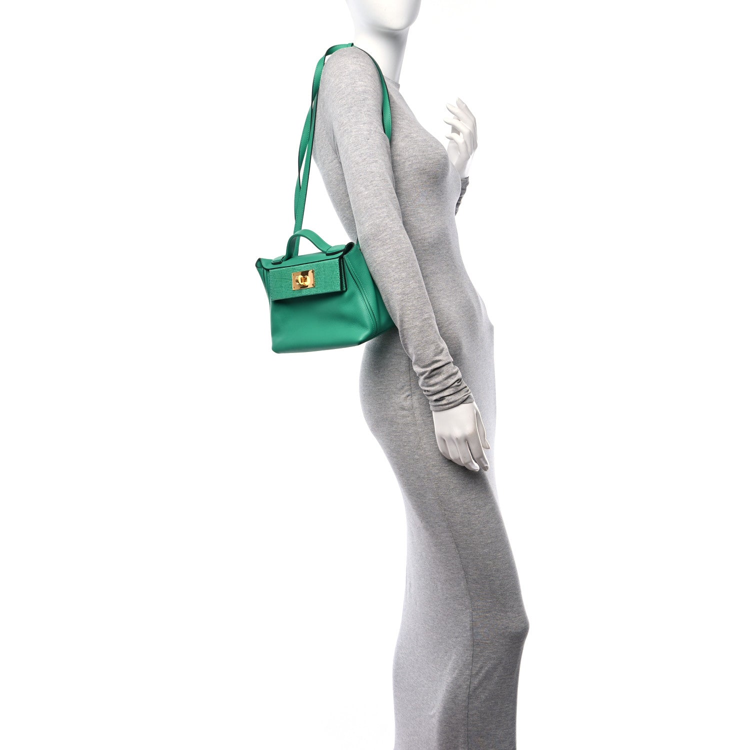 Hermes Evercolor Swift Lizard Touch 24/24 21 Menthe 2 of 11
