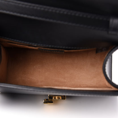 Gucci Calfskin Mini Sylvie Top Handle Bag Black 5 of 12