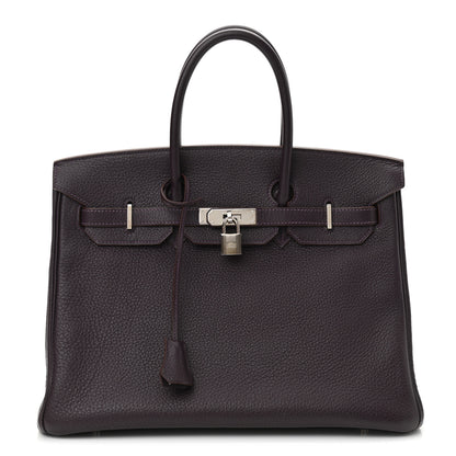Hermes Togo Birkin 35 Raisin 1 of 12