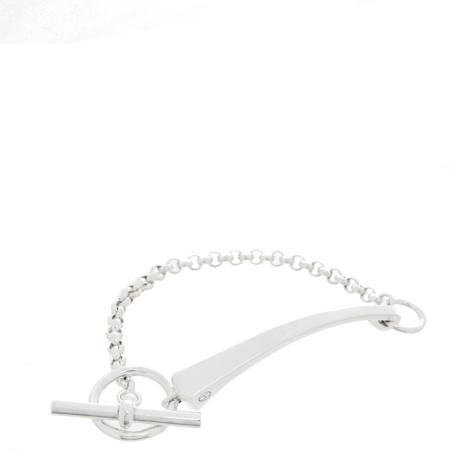 Sterling Silver Clou de Forge Toggle Bracelet ST