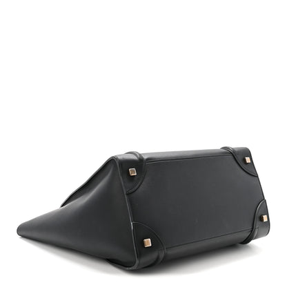 Celine Smooth Calfskin Mini Luggage Black 4 of 10