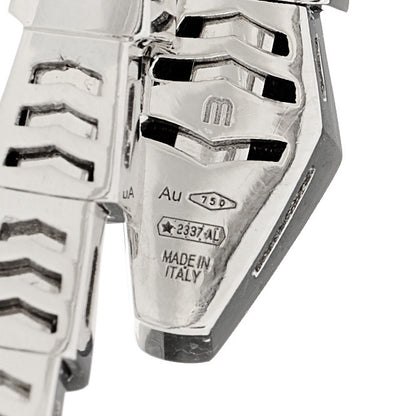 Bulgari 18K White Gold Serpenti Viper Bracelet M 3 of 4