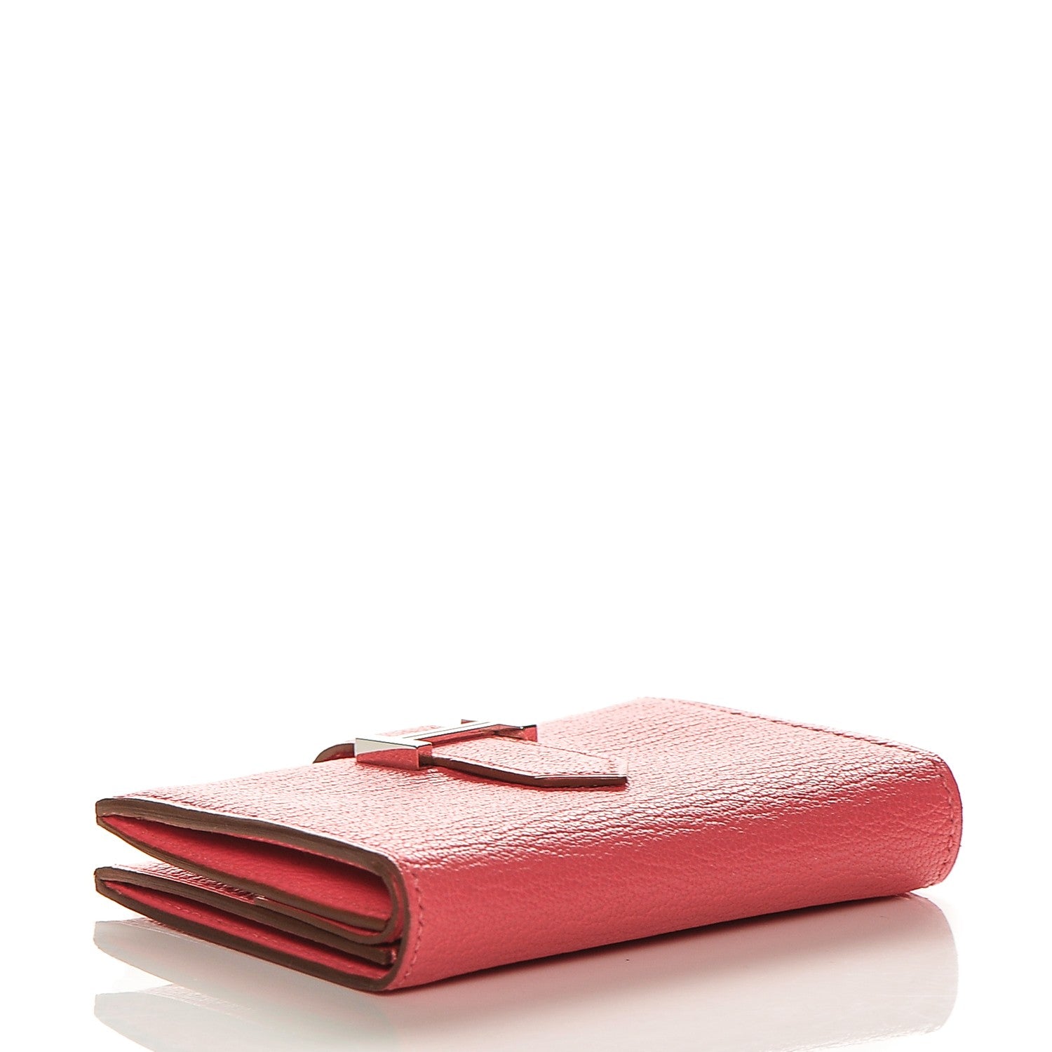 Hermes Chevre Mysore Mini Bearn Wallet Rose Azalee 4 of 6