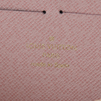 Louis Vuitton Damier Azur Clemence Wallet Rose Ballerine 6 of 7