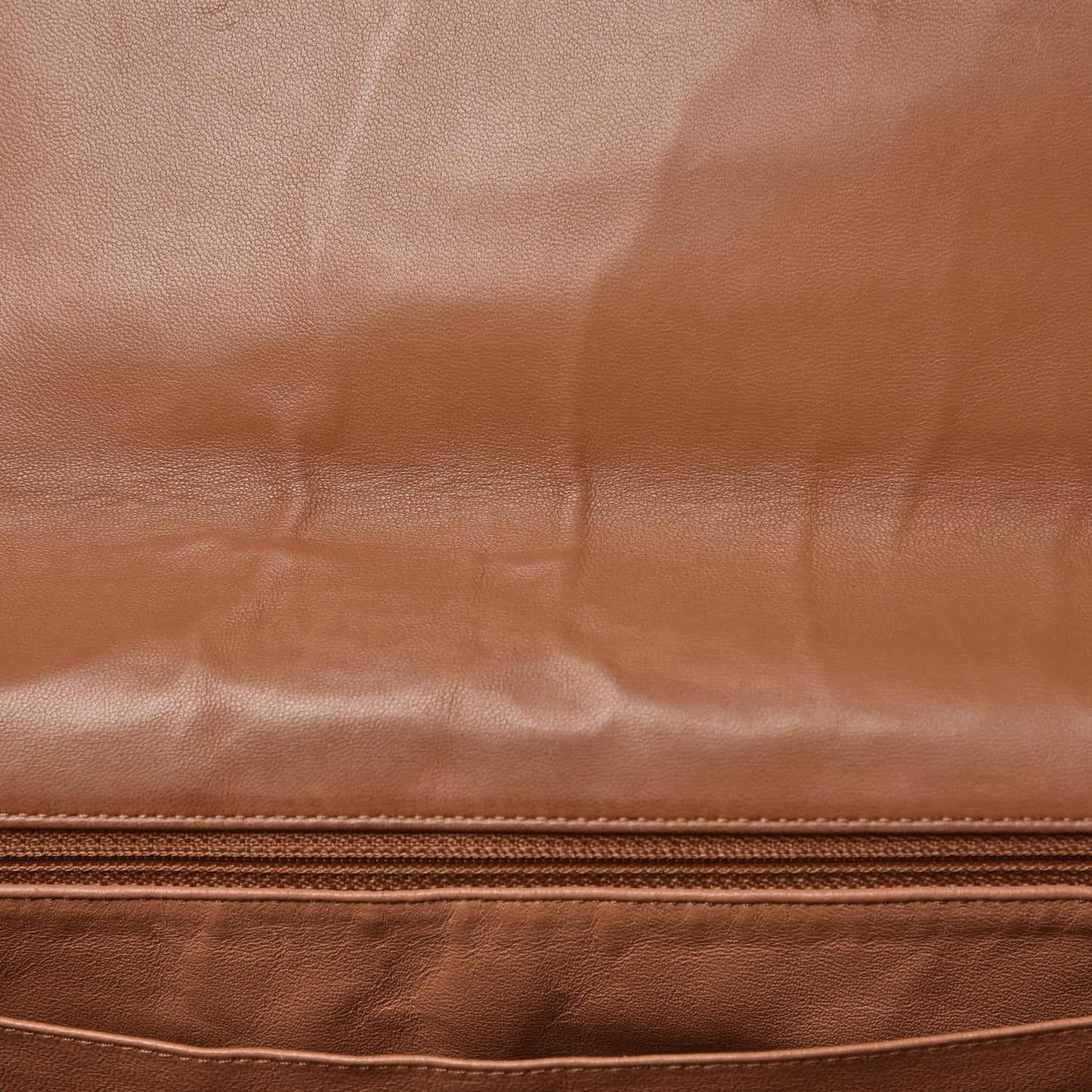 Lambskin Quilted Maxi Single Flap Dark Beige