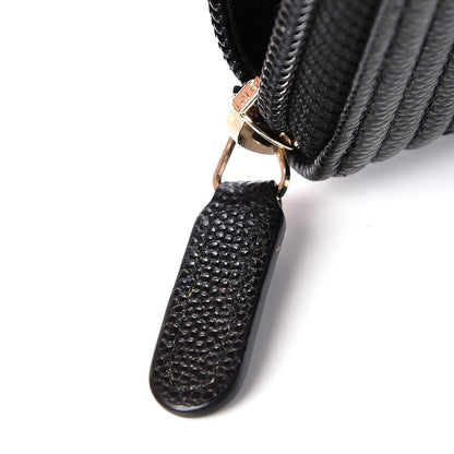 Chanel Caviar Quilted Boy Small Zip Around Wallet Black 9 of 10