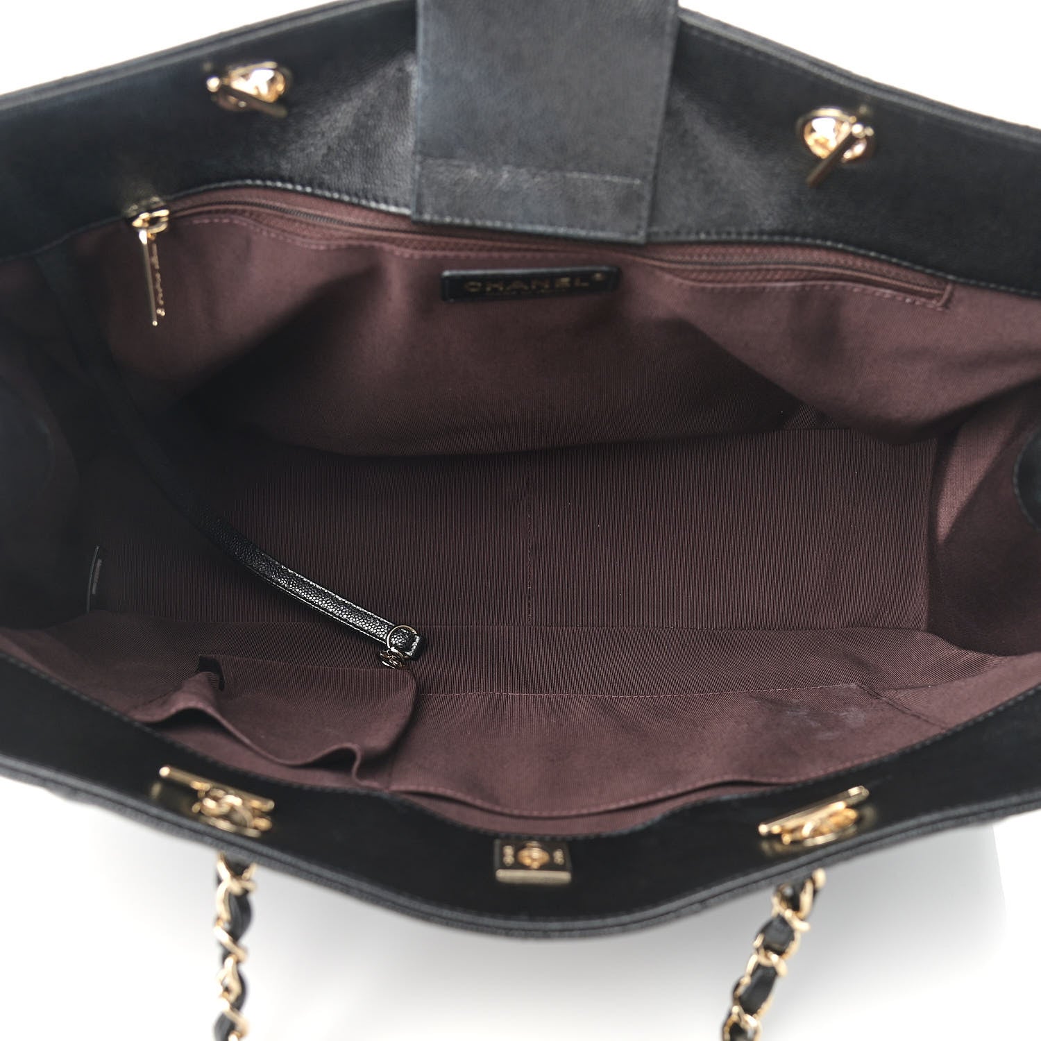 Chanel Caviar Quilted Large Shopping Tote Black 5 of 11
