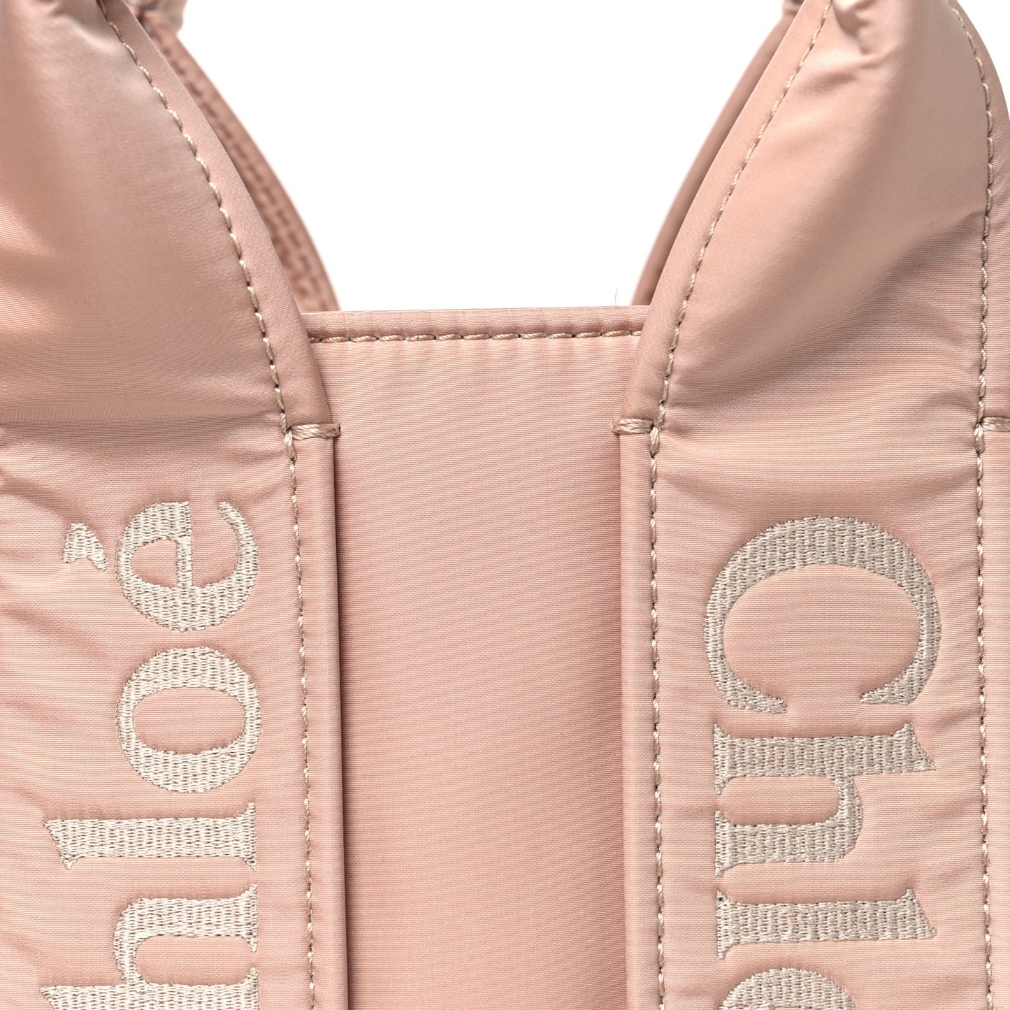 Nylon Small Woody Tote Rose Dust
