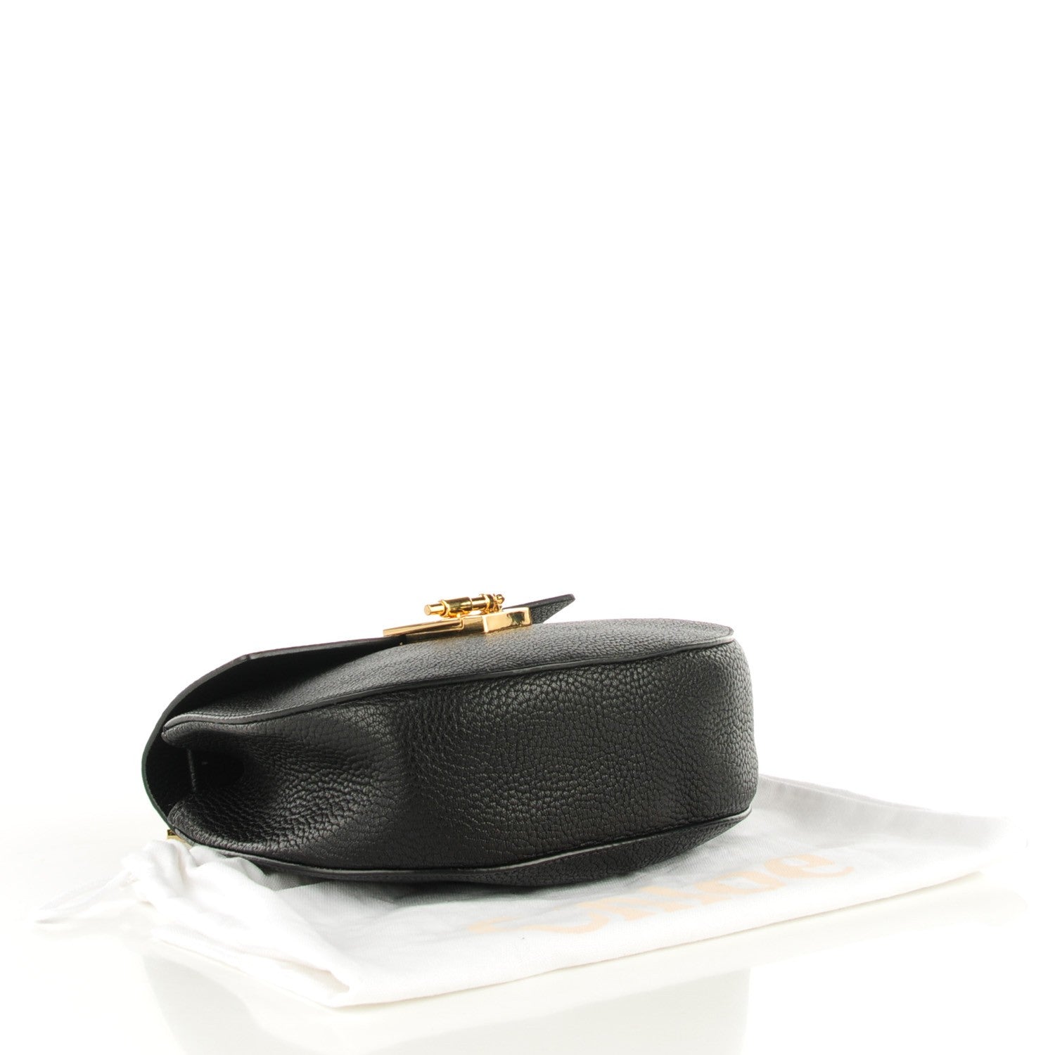 Chloe Grained Lambskin Drew Shoulder Bag Black 4 of 8