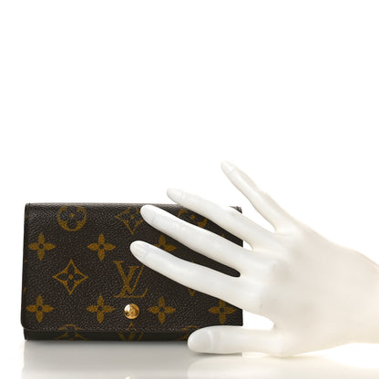 Louis Vuitton Monogram Porte-Monnaie Tresor Wallet 2 of 10