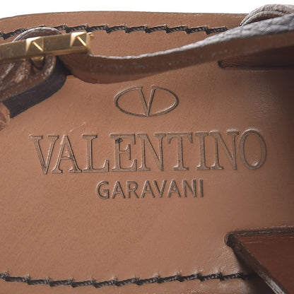 Valentino Garavani Pebbled Calfskin Fringe Coin Slingback Flat Thong Sandals 37 Black 11 of 11