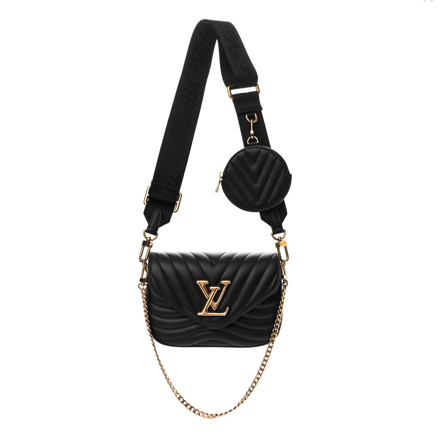 Calfskin New Wave Multi Pochette Black