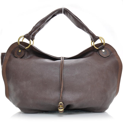 Celine Calfskin Bittersweet Hobo Burgundy 1 of 9