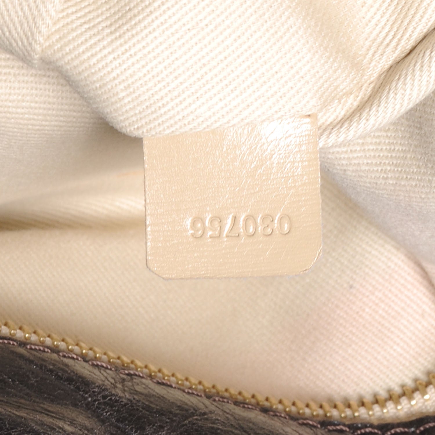 Chloe Leather Heloise Satchel Gold 7 of 8