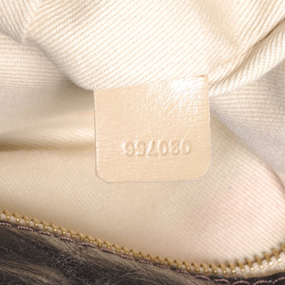 Chloe Leather Heloise Satchel Gold 7 of 8