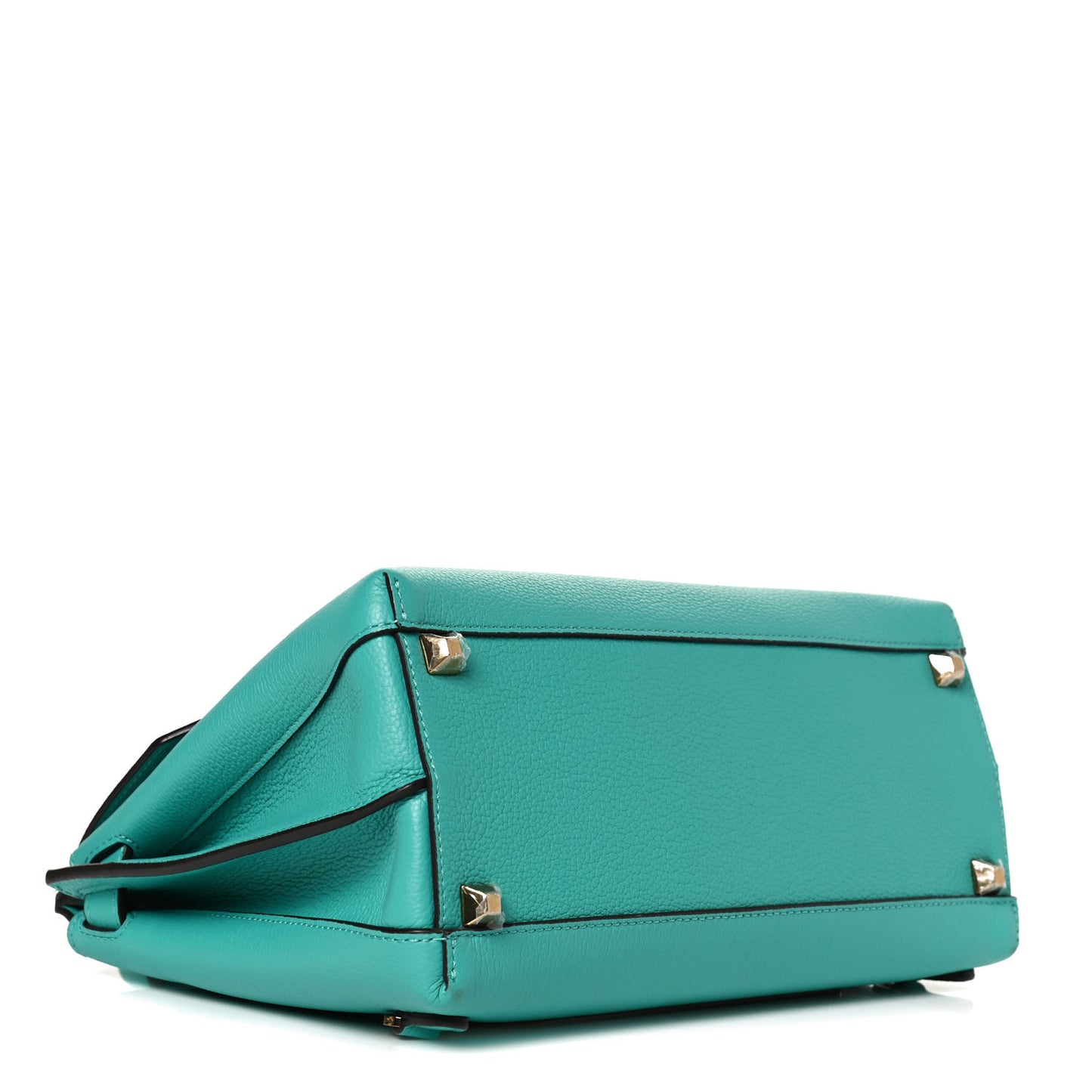 Grained Calfskin Medium Milla Convertible Backpack Oasis Green