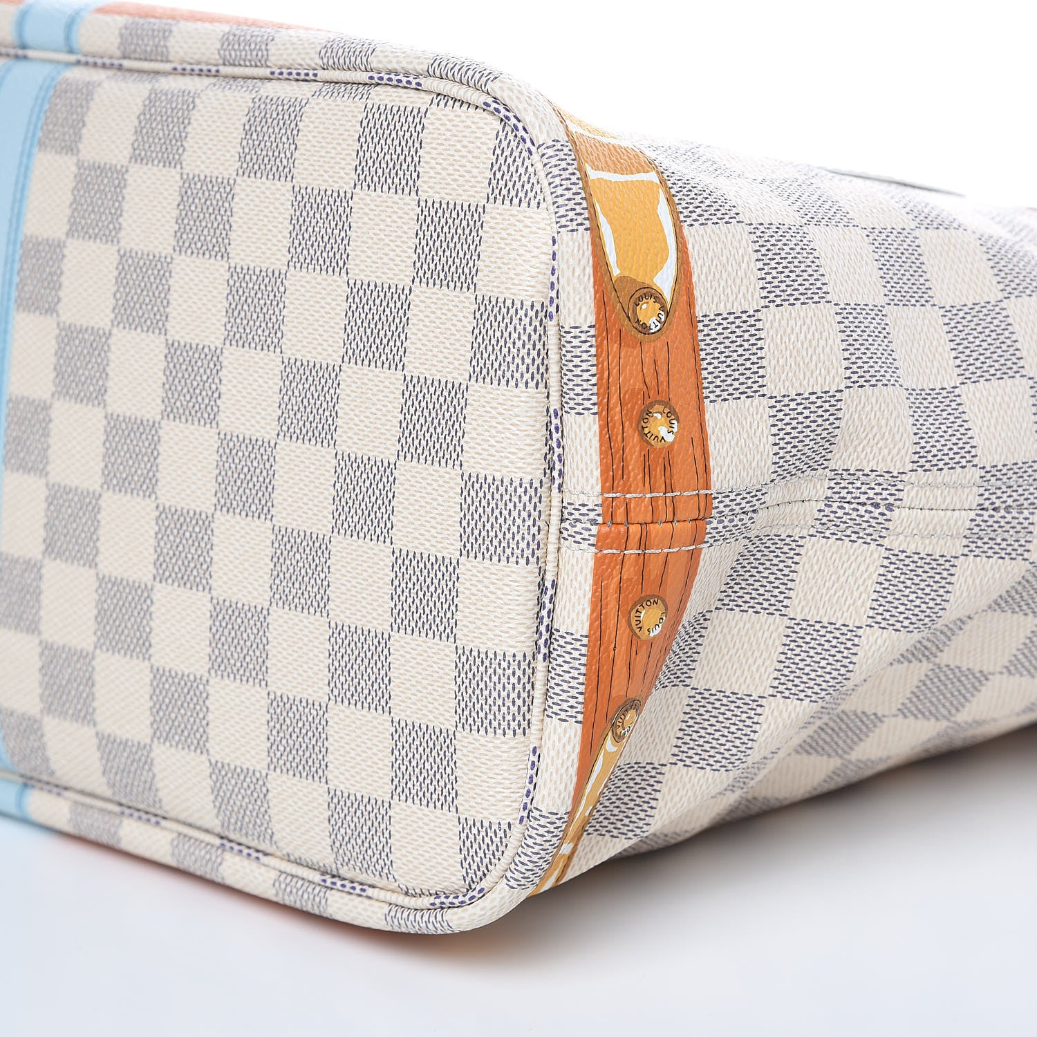 Louis Vuitton Damier Azur Summer Trunks Miami Neo Neverfull MM 9 of 10