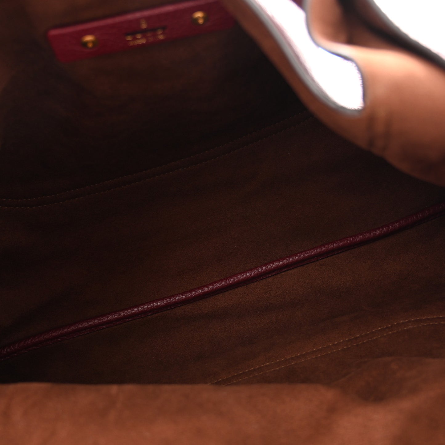 Grained Calfskin Softbit Maxi Shoulder Bag Rosso Ancora