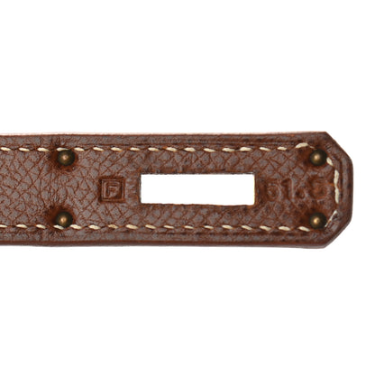 Hermes Courchevel Kelly Sellier 32 Gold 7 of 14