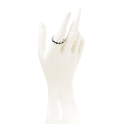 David Yurman Sterling Silver Black Diamond Armory Band Ring 58 8.5 2 of 6