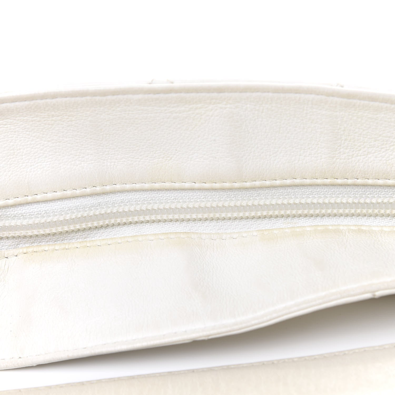 Chanel Lambskin Stitched Medium Ultimate Soft Tote White 7 of 11