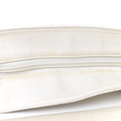 Chanel Lambskin Stitched Medium Ultimate Soft Tote White 7 of 11