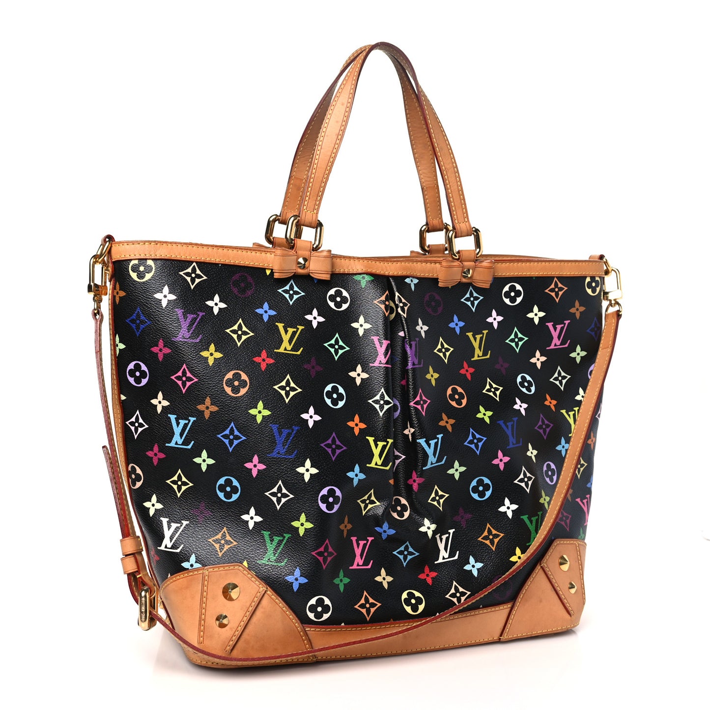 LOUIS VUITTON Monogram Multicolor Sharleen GM Black