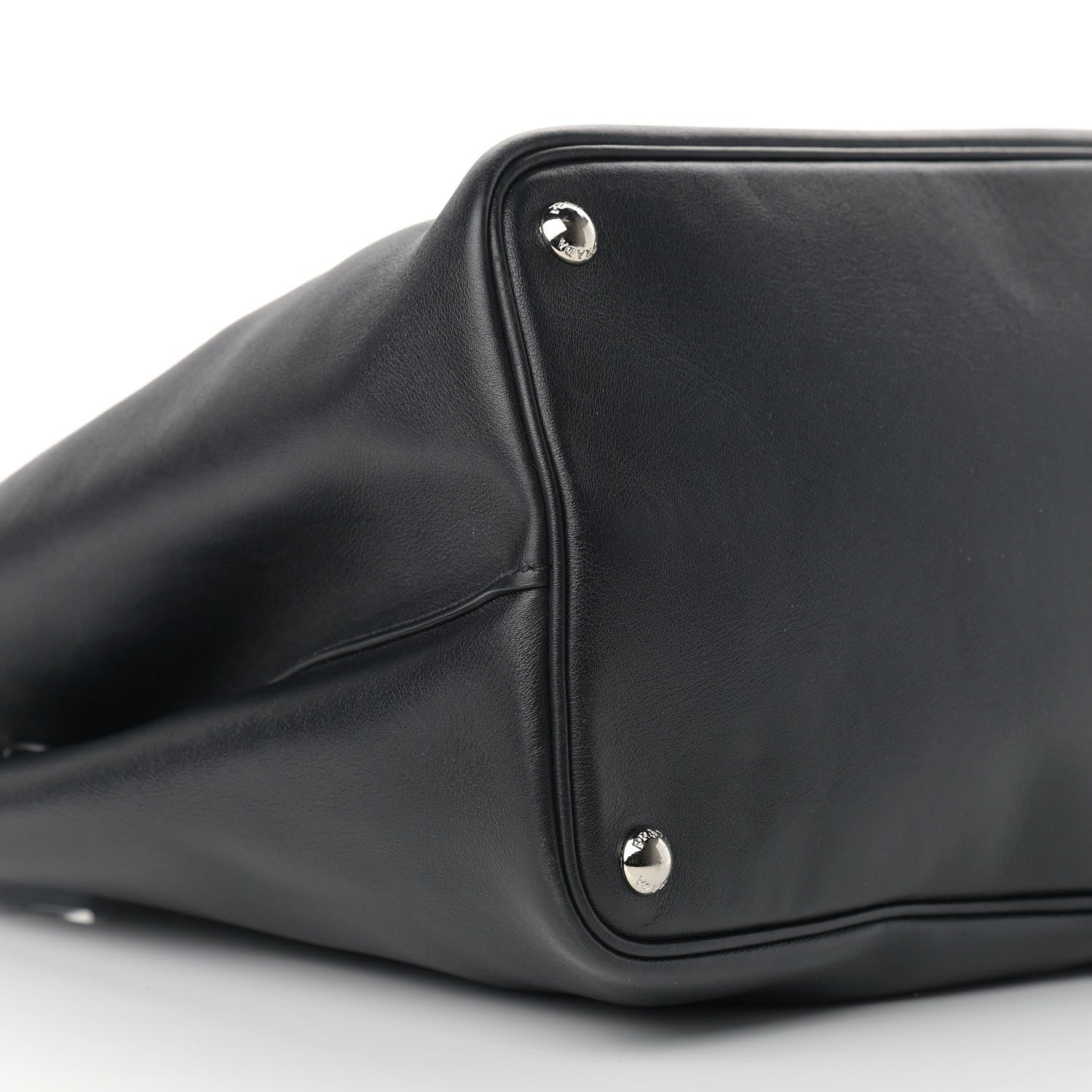 Prada City Calfskin Large Double Bag Black 8 of 19