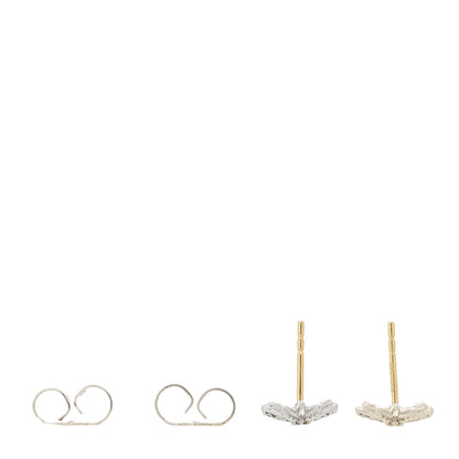 David Yurman Sterling Silver Diamond 10mm Petite Starburst Earrings 3 of 4