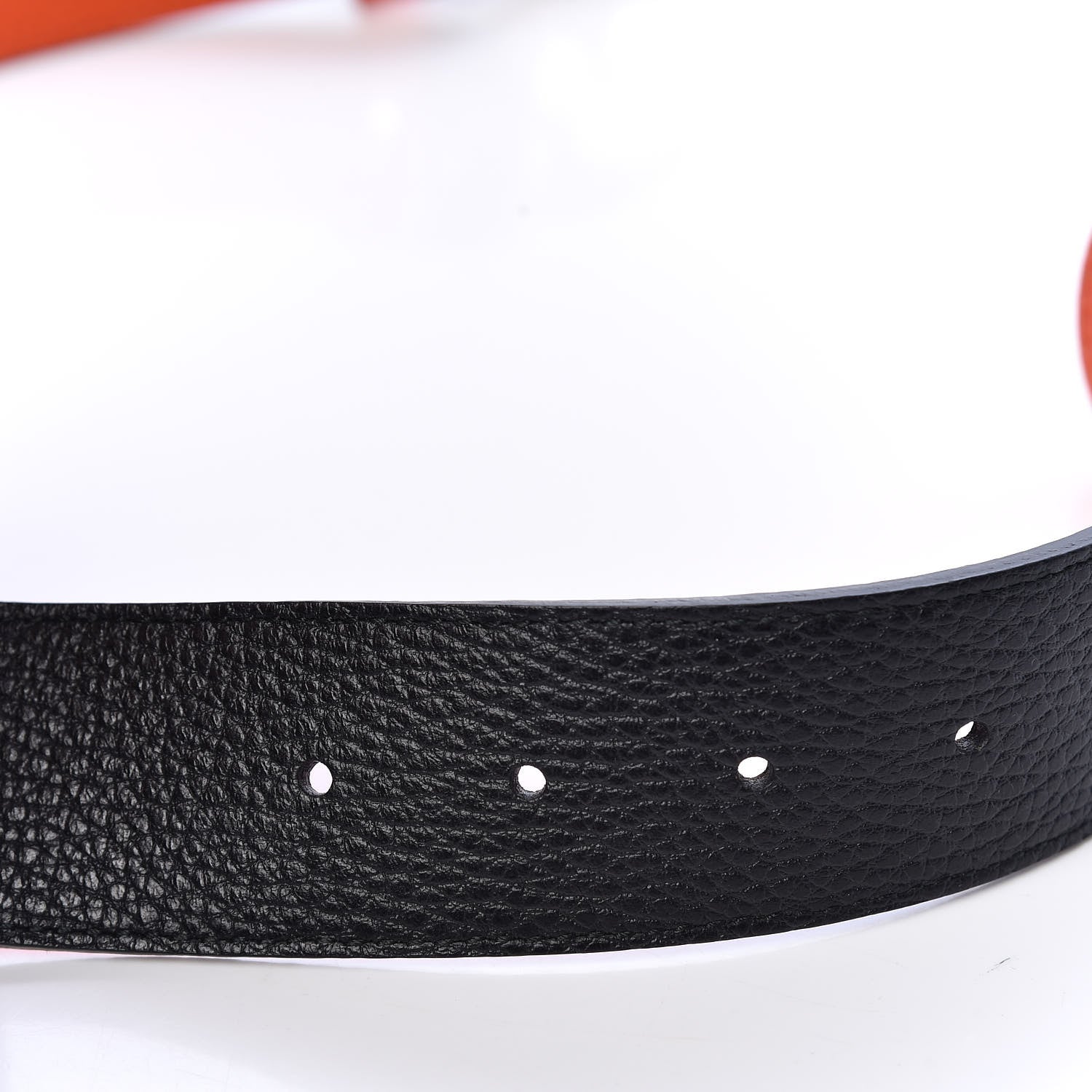 Gucci Calfskin 1973 Reversible Belt 70 28 Orange Black 7 of 7