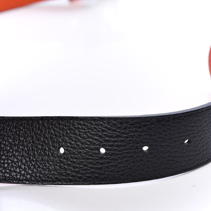 Gucci Calfskin 1973 Reversible Belt 70 28 Orange Black 7 of 7