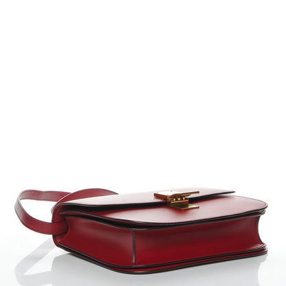 Celine Box Calfskin Medium Classic Box Flap Bag Red 4 of 8