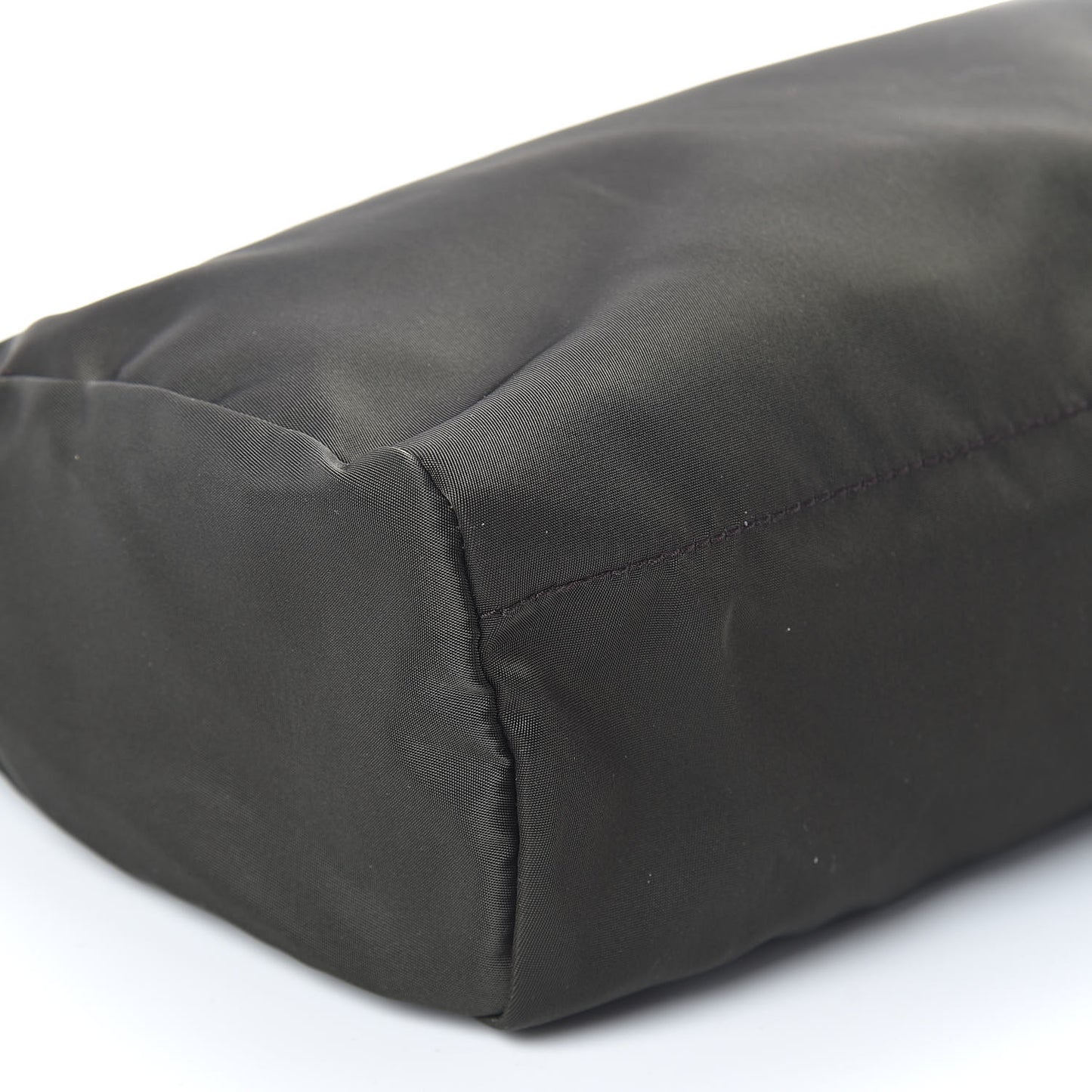 Nylon Tessuto Cosmetic Pouch Ebano