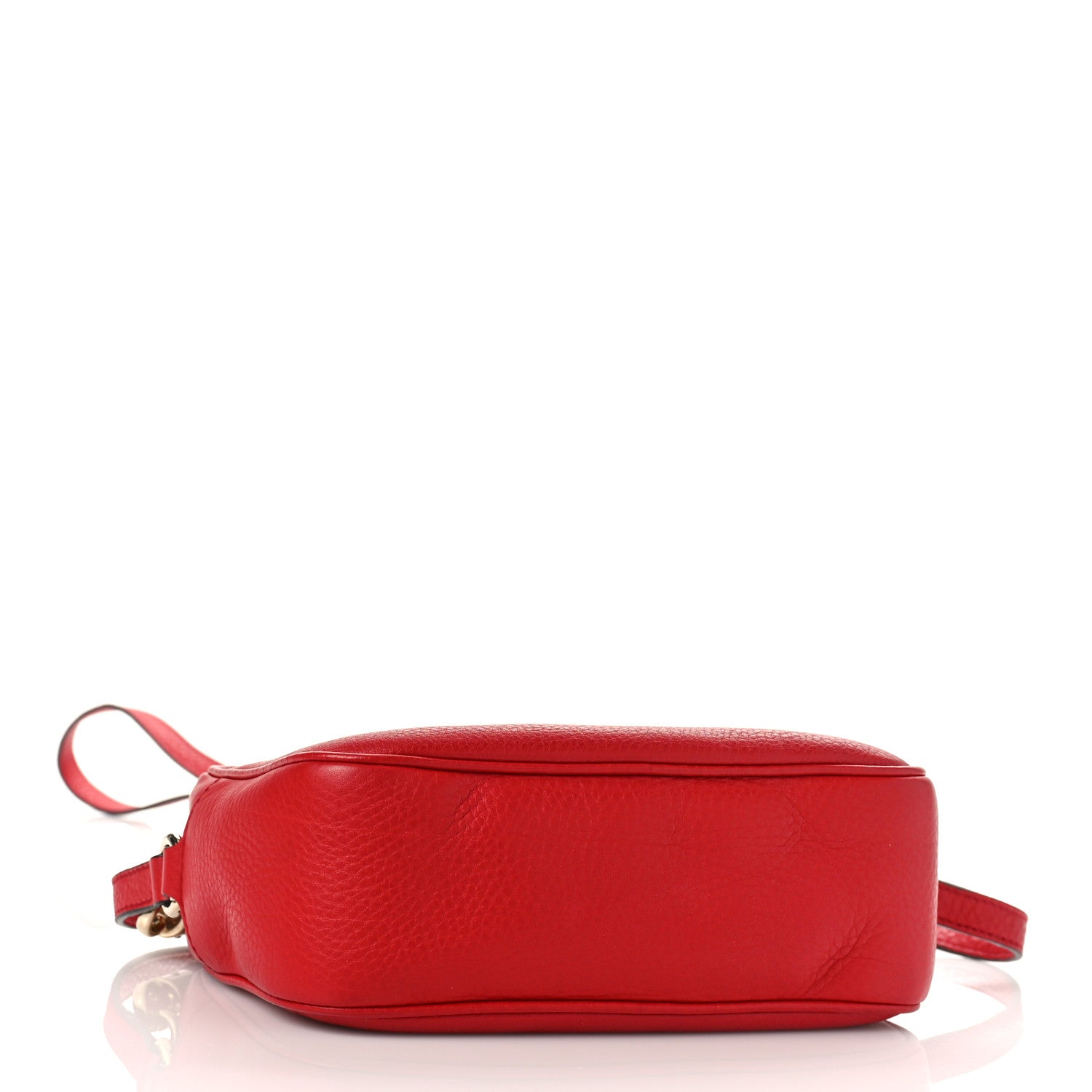 Gucci Pebbled Calfskin Small Soho Disco Bag Tabasco Red 4 of 9