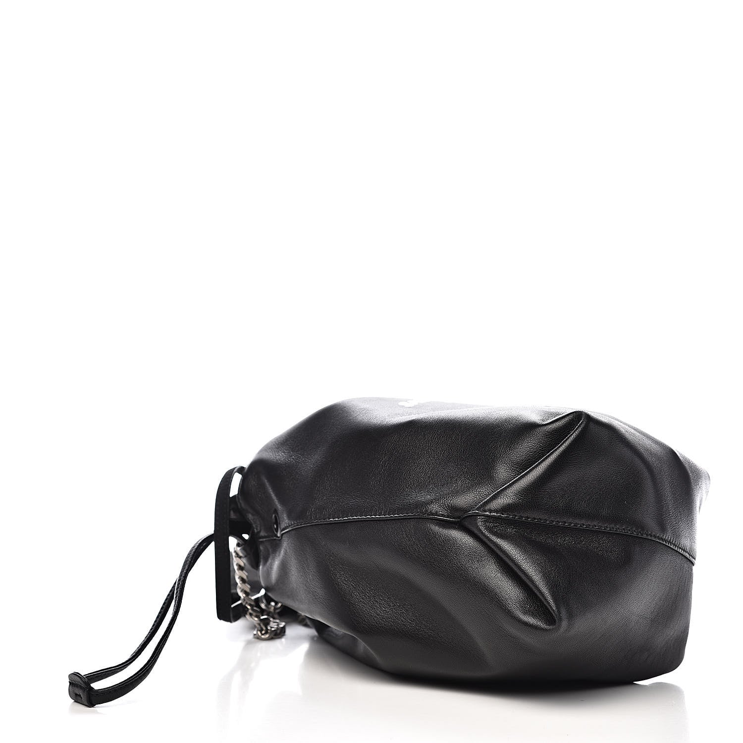 Saint Laurent Lambskin Small Teddy Bucket Bag Black 5 of 11