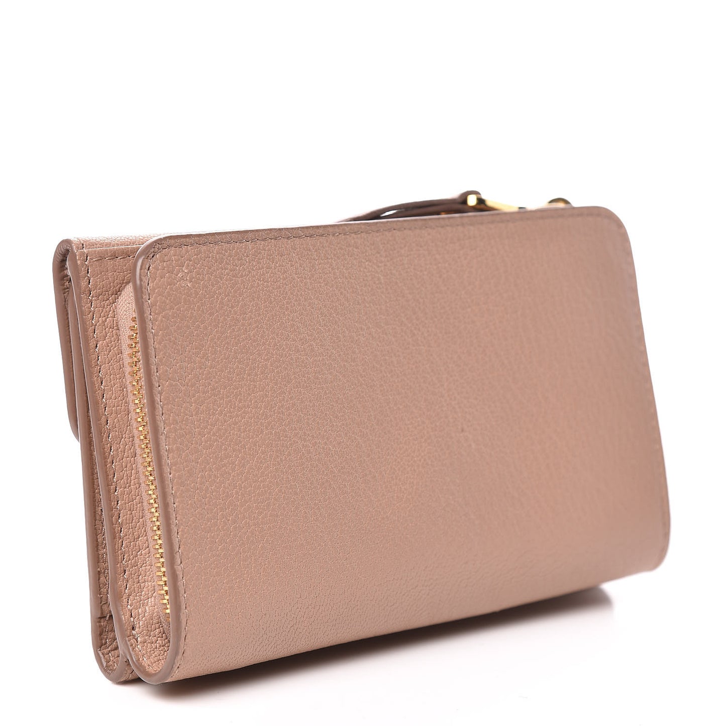 Goatskin Madras Flap Wallet Cammeo