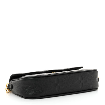 Louis Vuitton Empreinte Monogram Giant Ivy Wallet On Chain Black 4 of 12