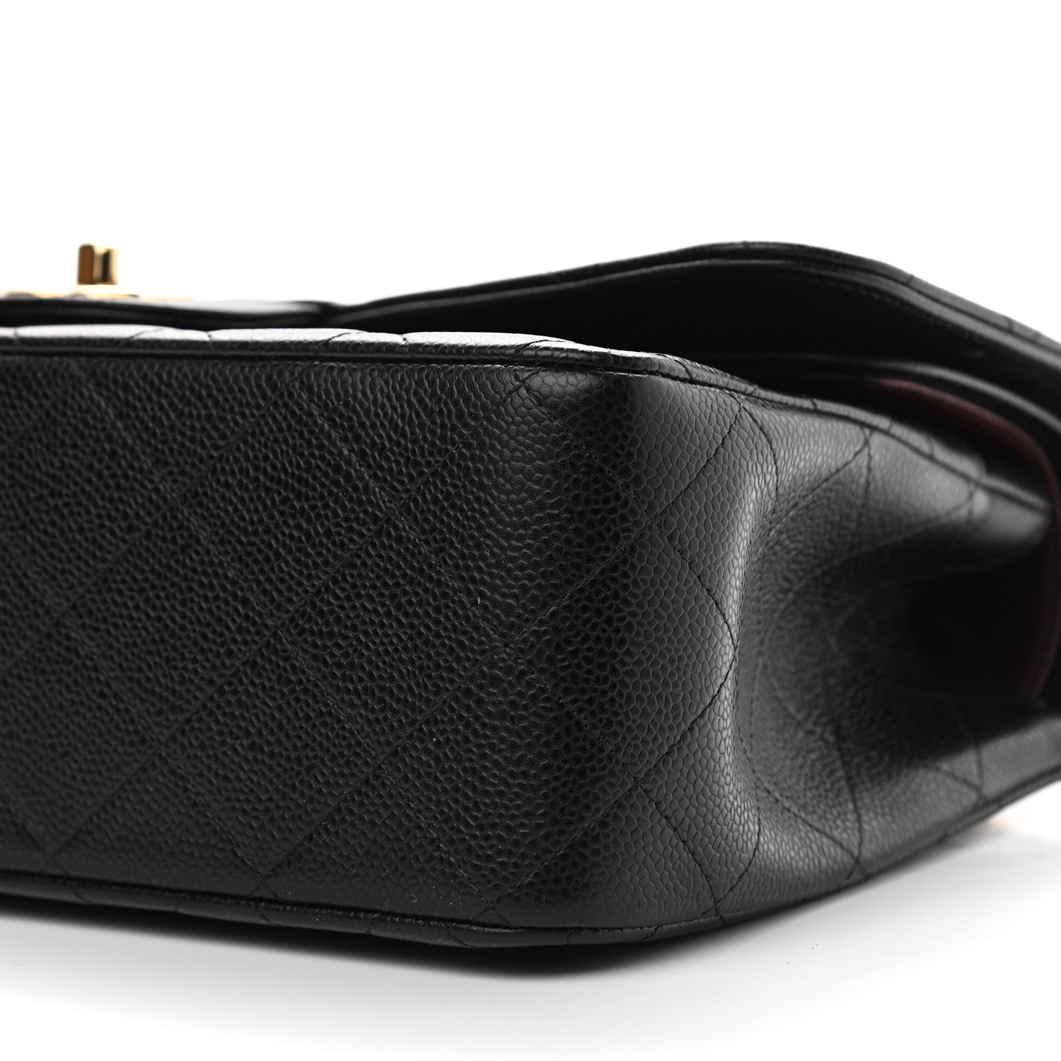 Chanel Caviar Quilted Jumbo Double Flap Black 10 of 11