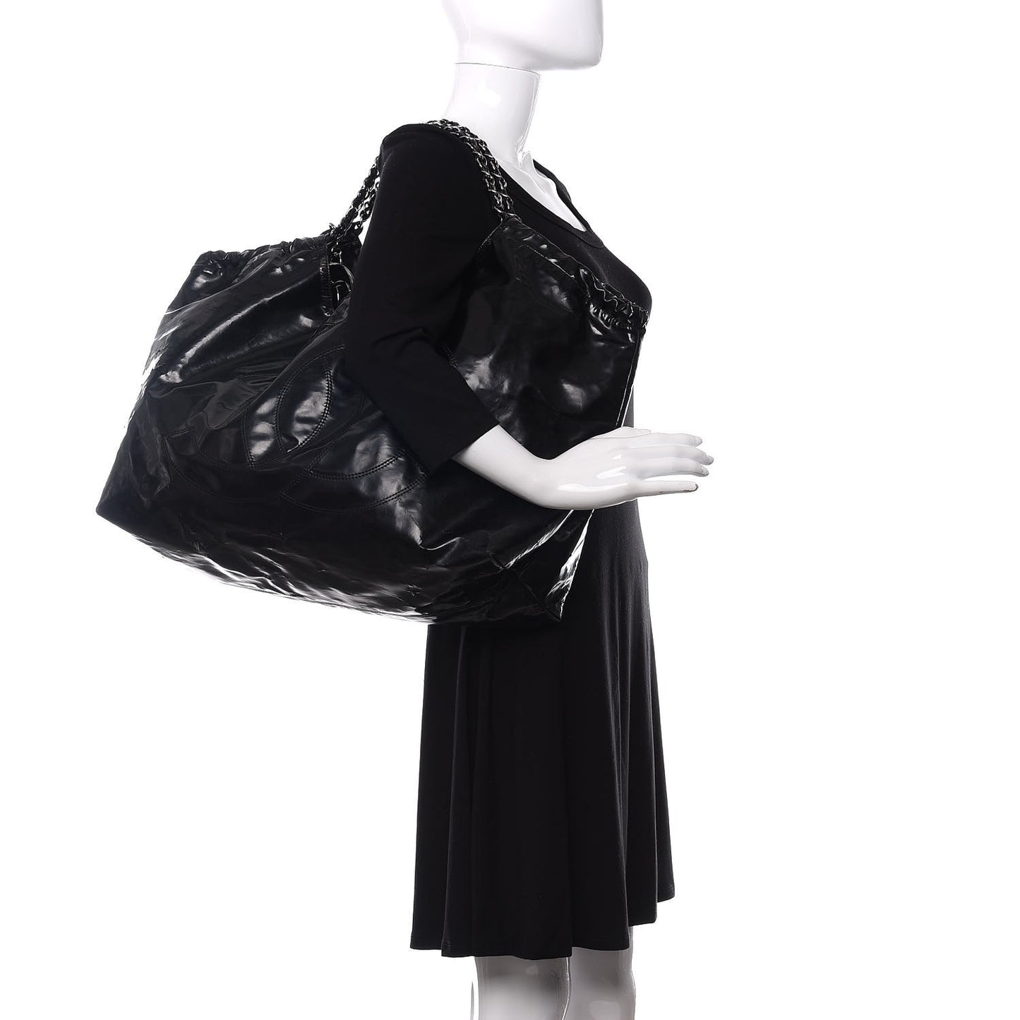 Vinyl XL Coco Cabas Black