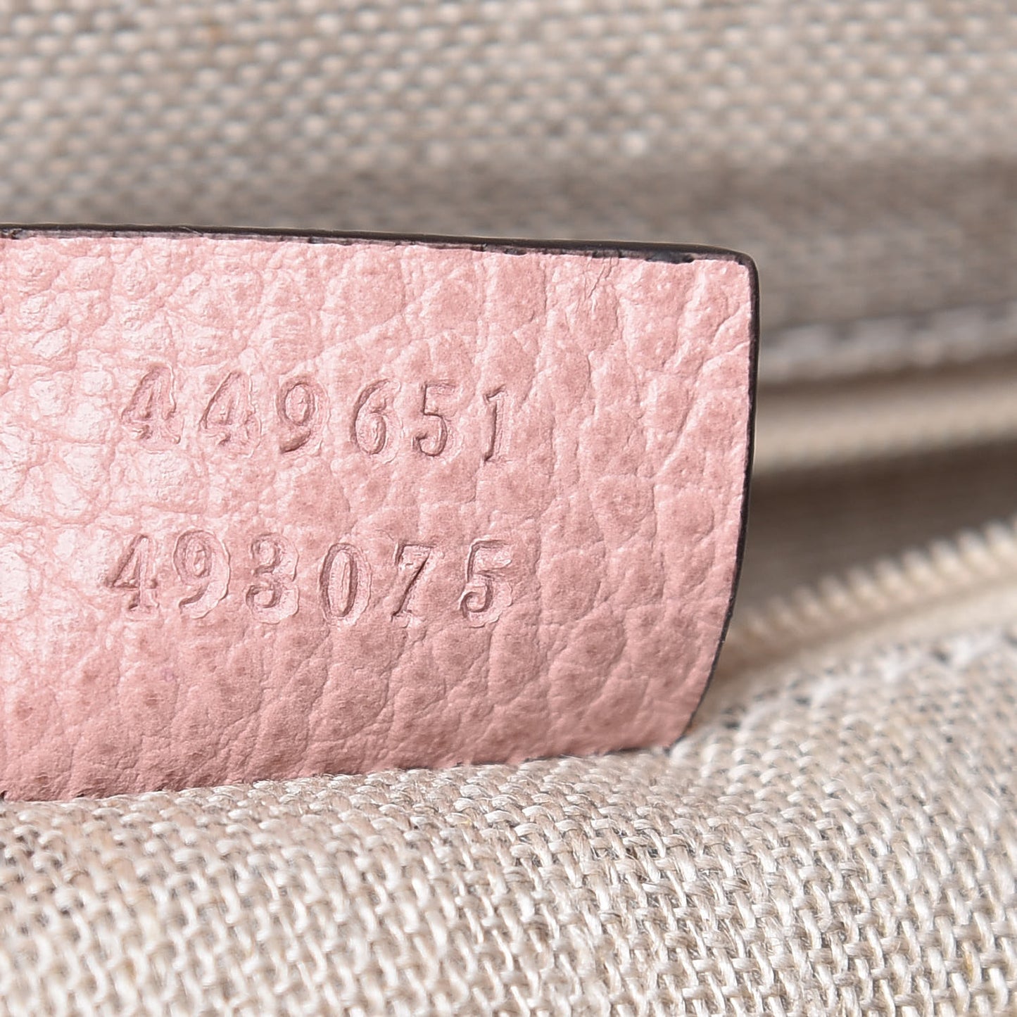 Dollar Calfskin GG Charm Dome Satchel Soft Pink