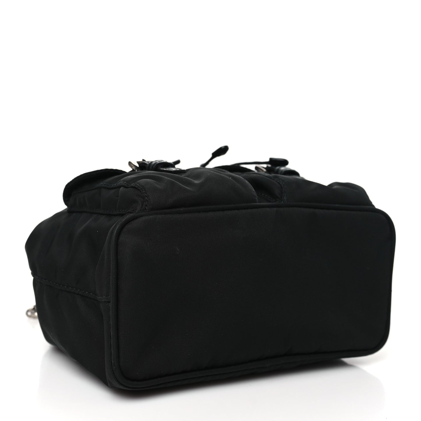 Nylon Vela Mini Crossbody Backpack Black