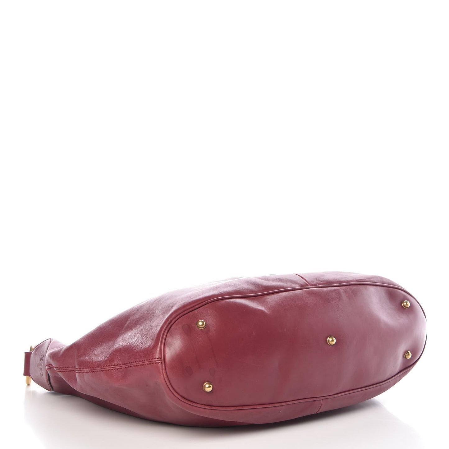 Soft Calfskin Icon Hobo Burgundy