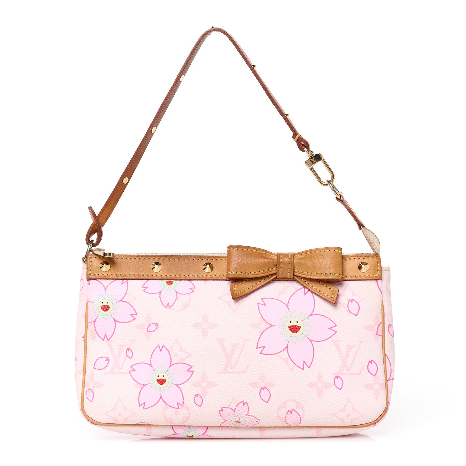 Louis Vuitton Monogram Cherry Blossom Pochette Accessories Pink 1 of 10