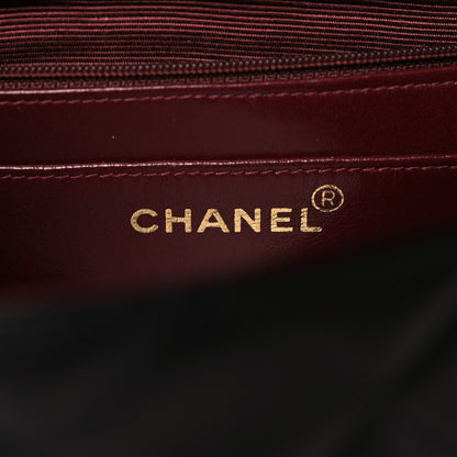 Chanel Lambskin Quilted XL Jumbo Single Flap Black 6 of 13