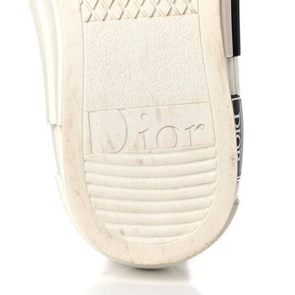 Christian Dior Canvas Leopard Print Womens B23 High Top Sneakers 39 White 6 of 10