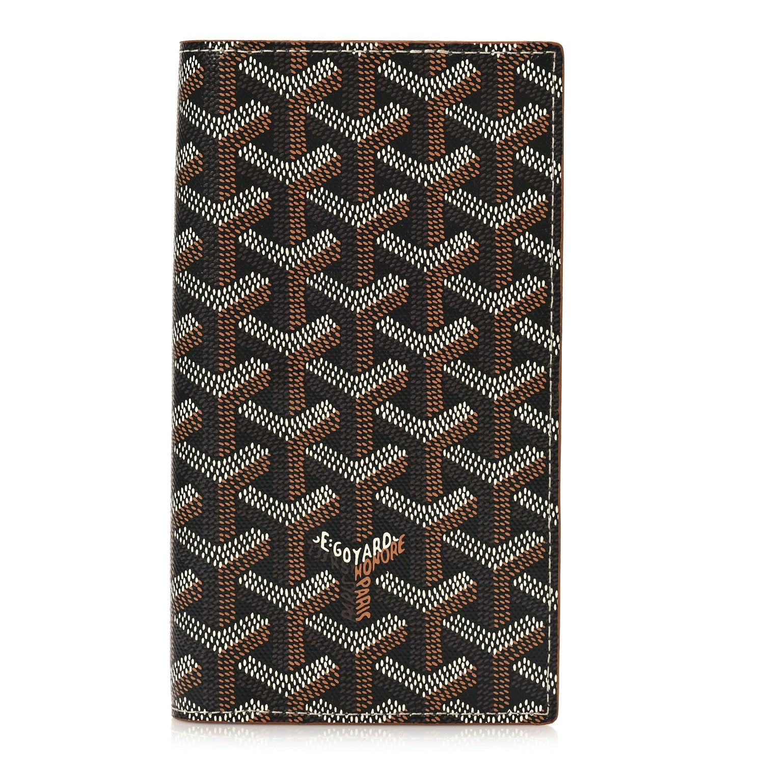 Goyard Goyardine Saint-Lambert Wallet Black Gold 1 of 9