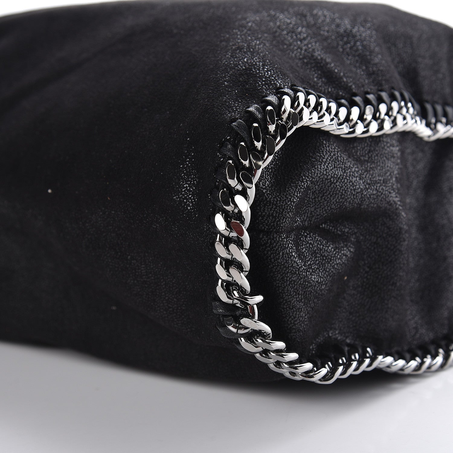 Stella McCartney Shaggy Deer Big Falabella Tote Black 9 of 10