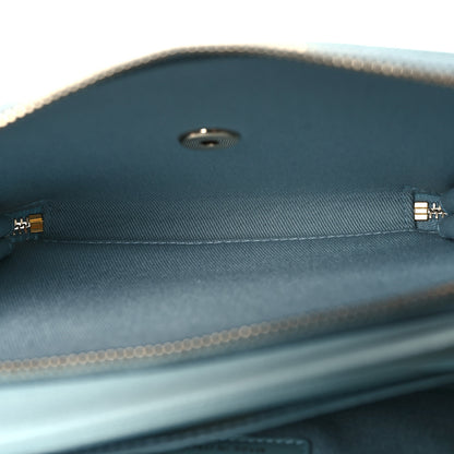 Chanel Caviar Quilted Medium Business Affinity Flap Light Blue 6 of 12